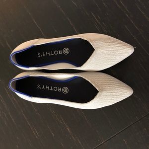 Flax Birdseye Size 10 Barely Worn Rothy's